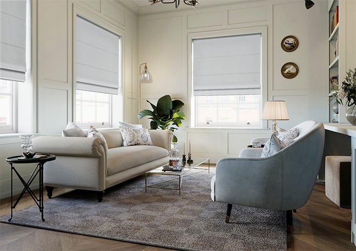 Windermere, Silver - Twist&Fit Roman Blind - Image 7